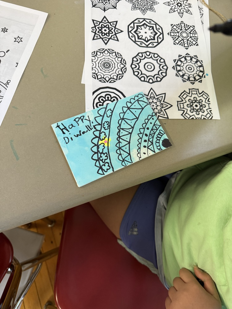 Students learn about Diwali