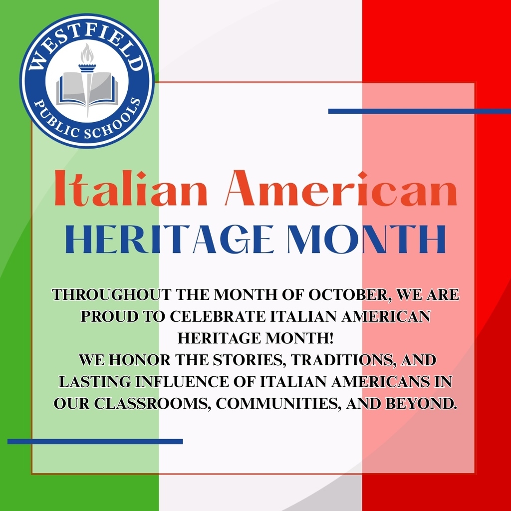 Italian American Heritage Month graphic