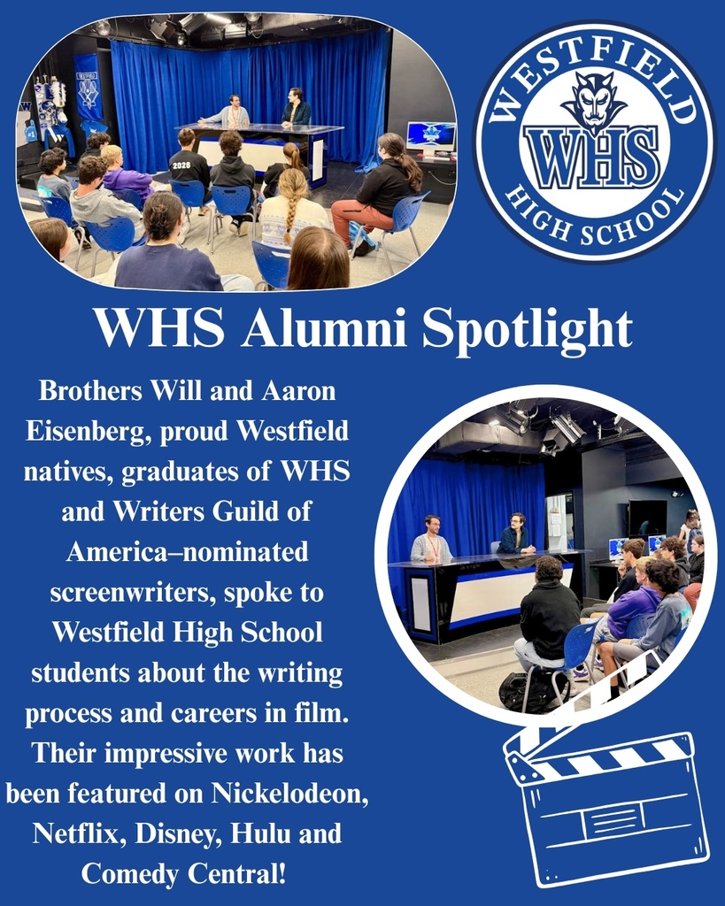 WHS students and alumni in class