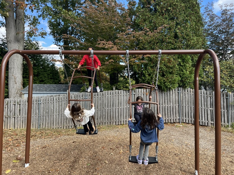 kids on playground