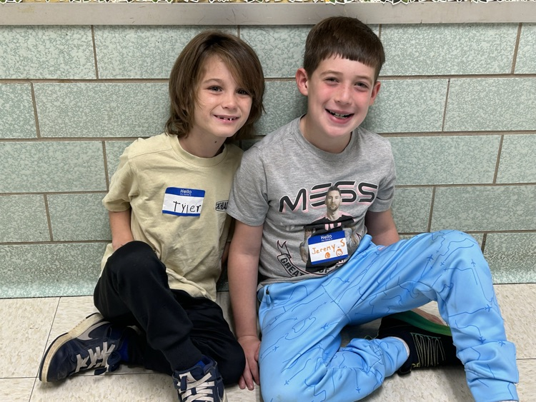 say hello to buddies 