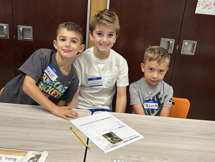 say hello to buddies 