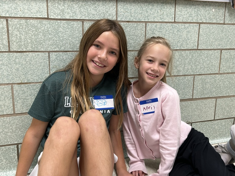 say hello to buddies 