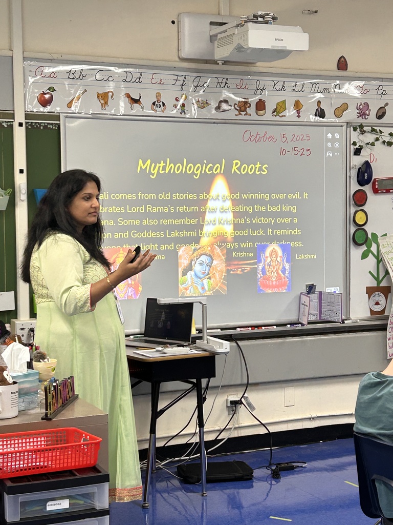 Parent shares the traditions.