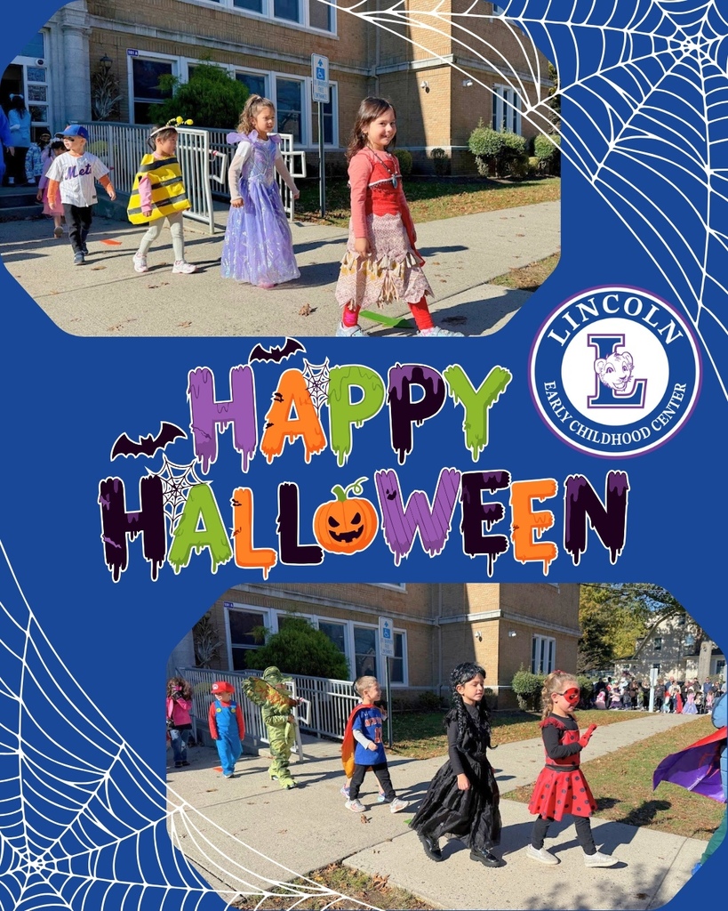 Students at the Halloween parade at Lincoln