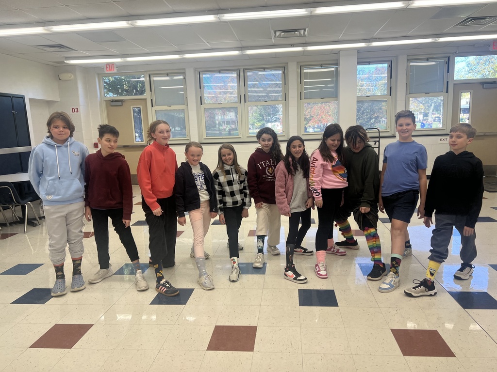 Kicking off Spirit Week with Crazy Sock Day!