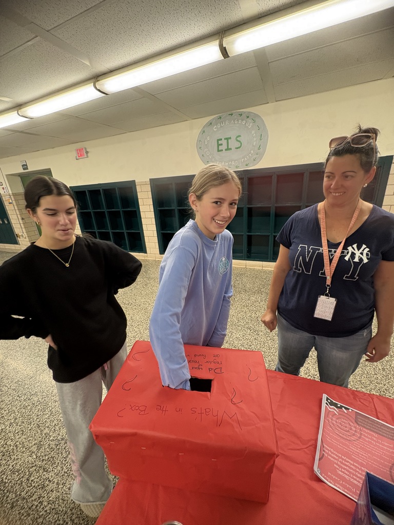 Student guessing what's in the box 