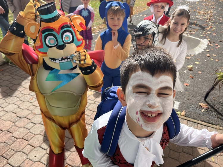  students in costume 