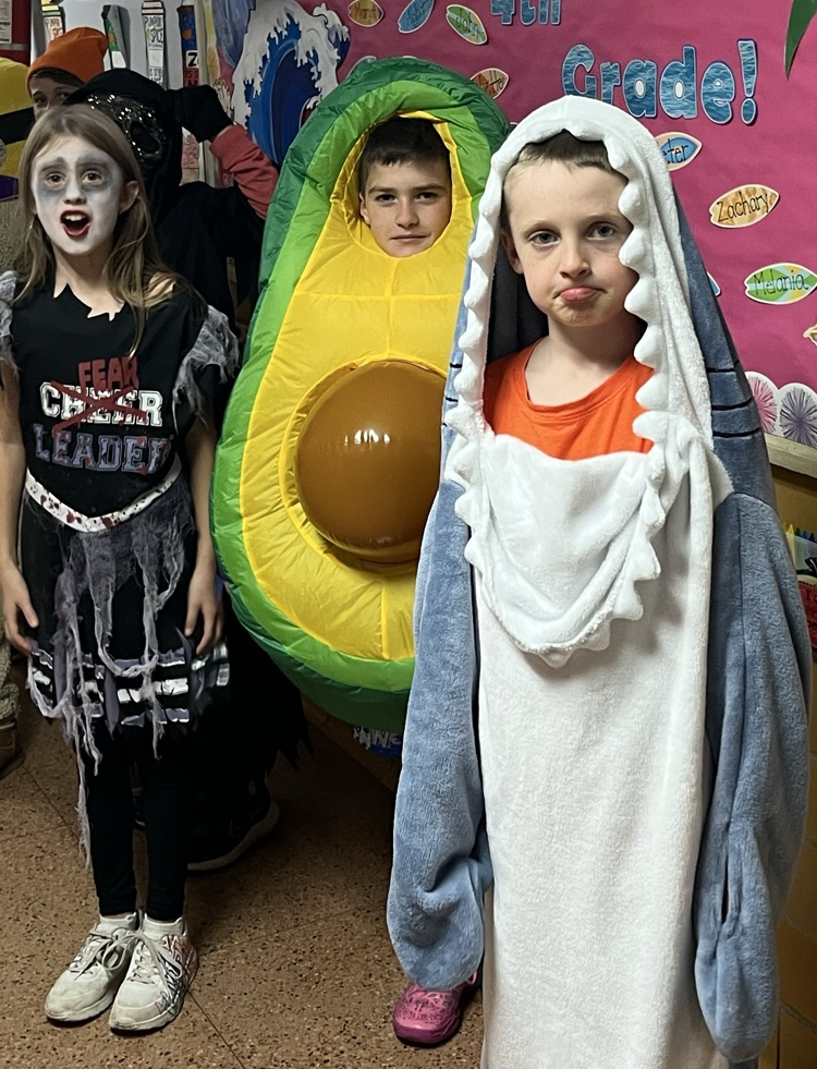 students in costume 