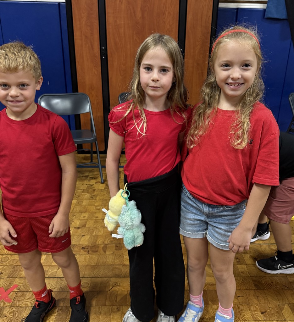 students participating in LeadU assembly