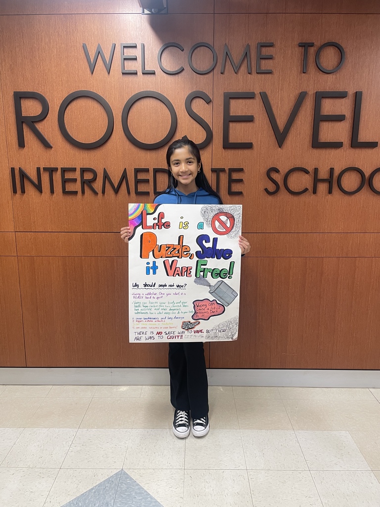 Congratulations Ryka - on winning the RIS Anti-Vape Poster Contest! 