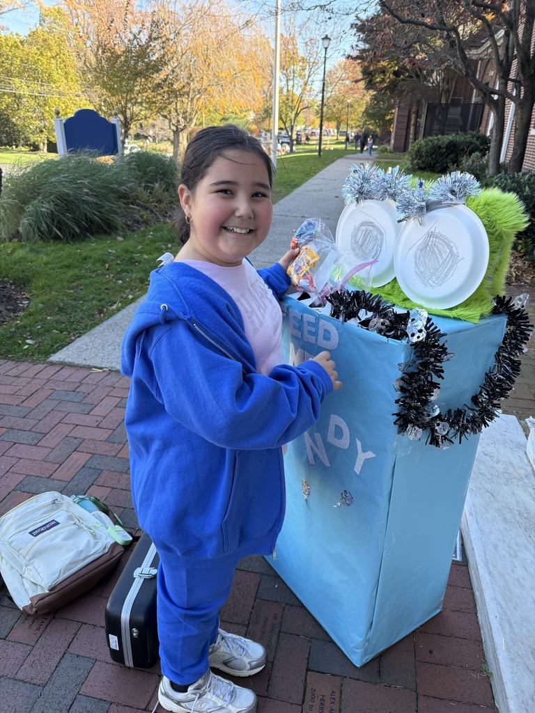 student donating candy