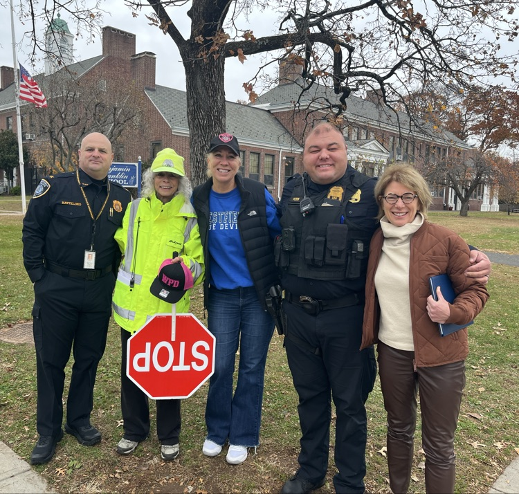  mayor and friend wishing Miss Jessica well.