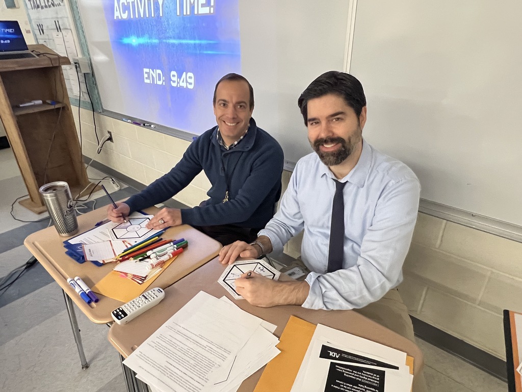 Teachers doing activity