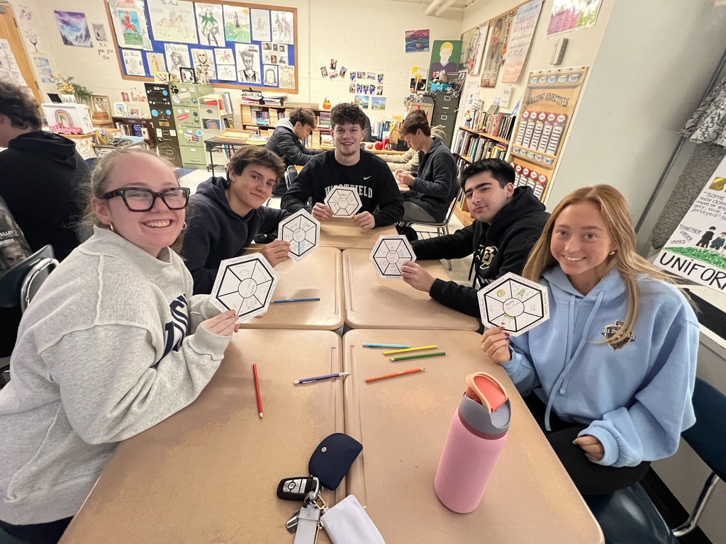 Students doing activity