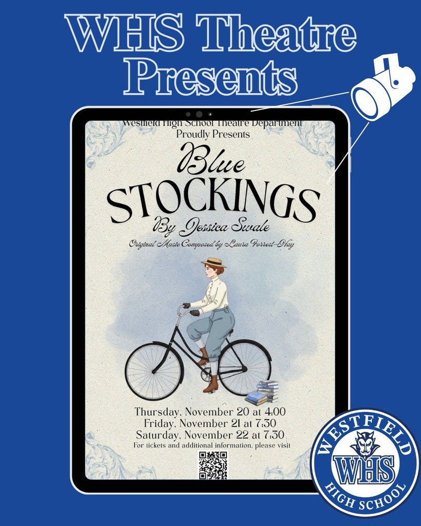 whs theatre blue stockings graphic