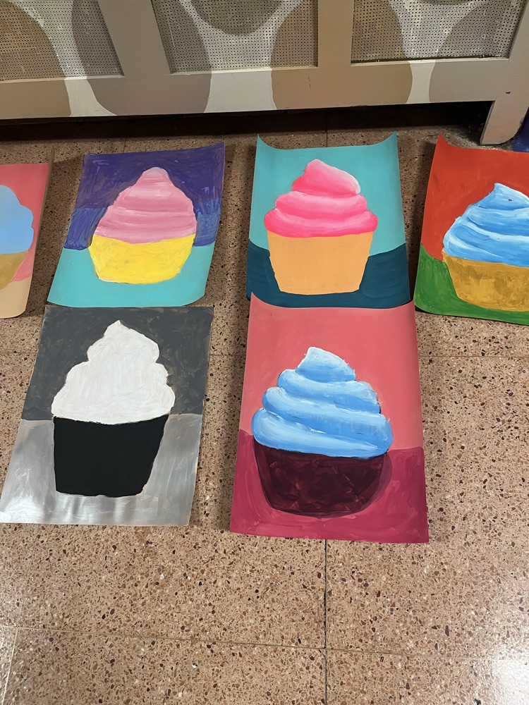 art and cupcakes