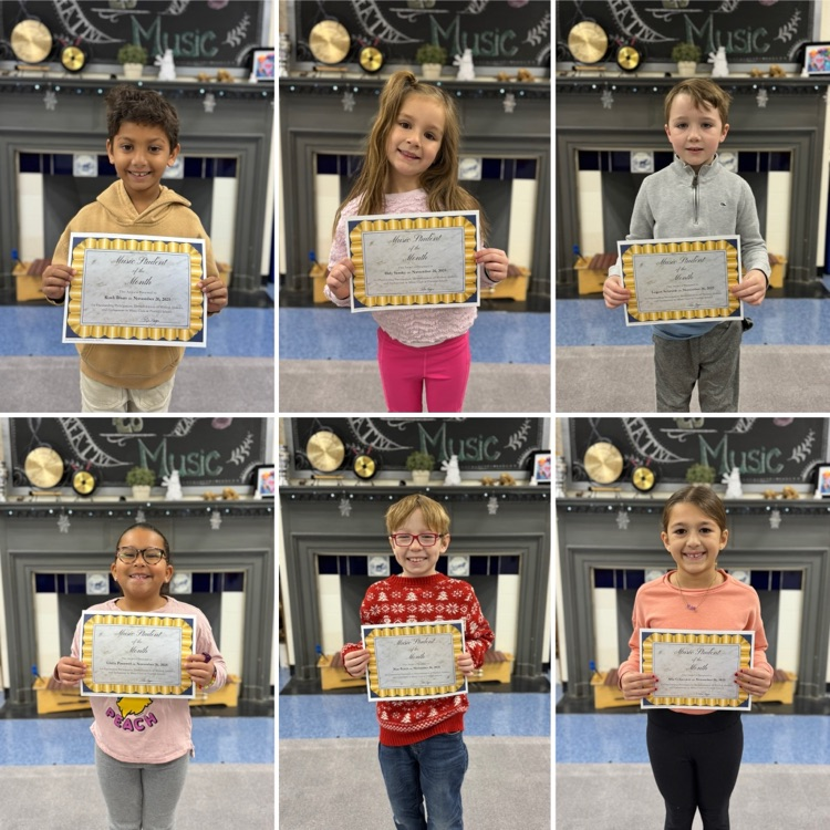 music students of the month