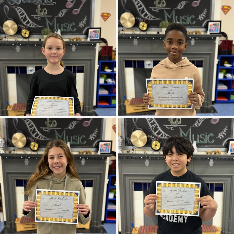 music students of the month