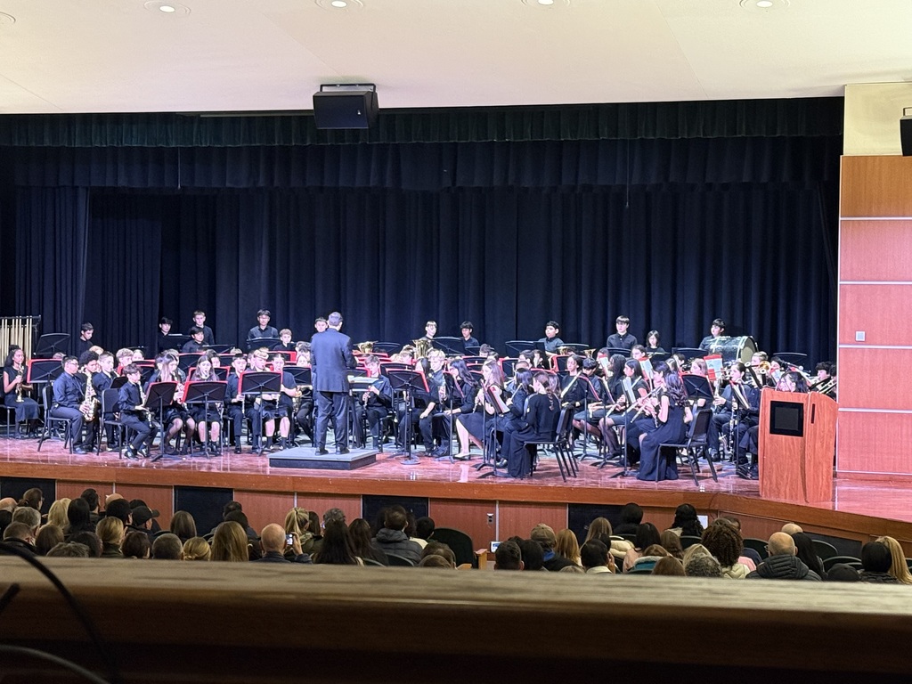 band students on stage