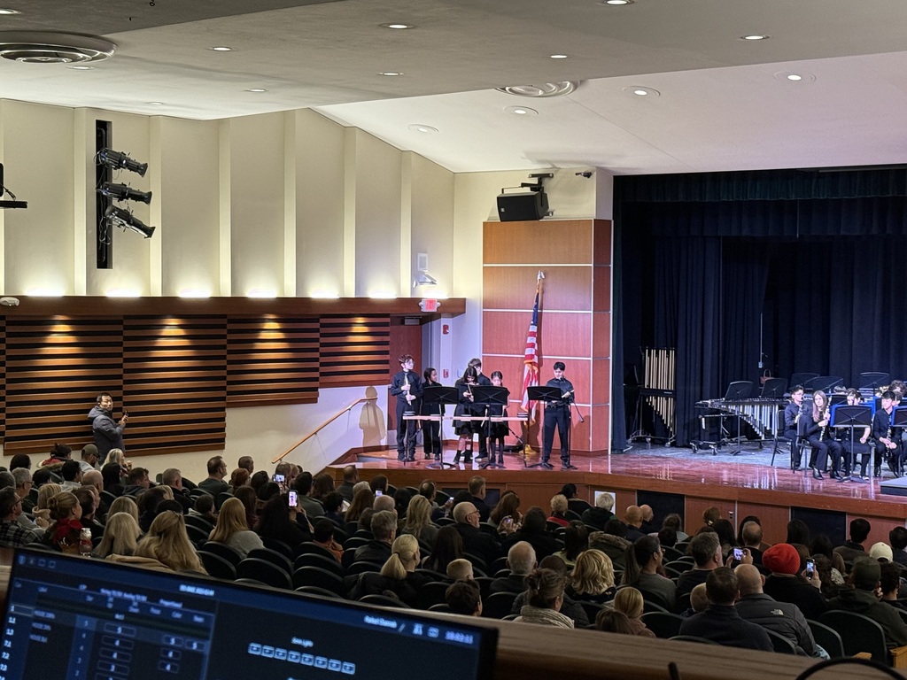 band students on stage