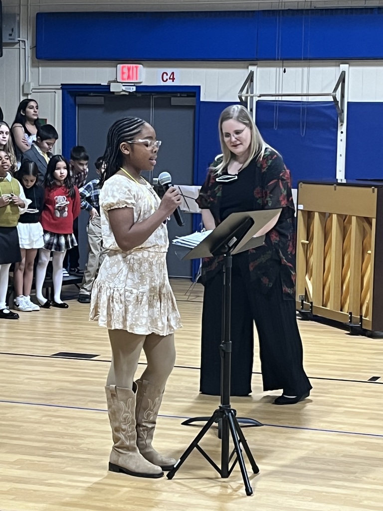 Student introduces the next song.