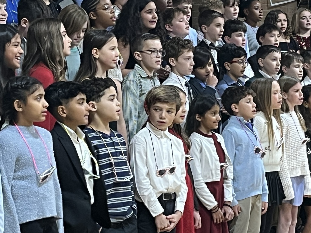 Students singing