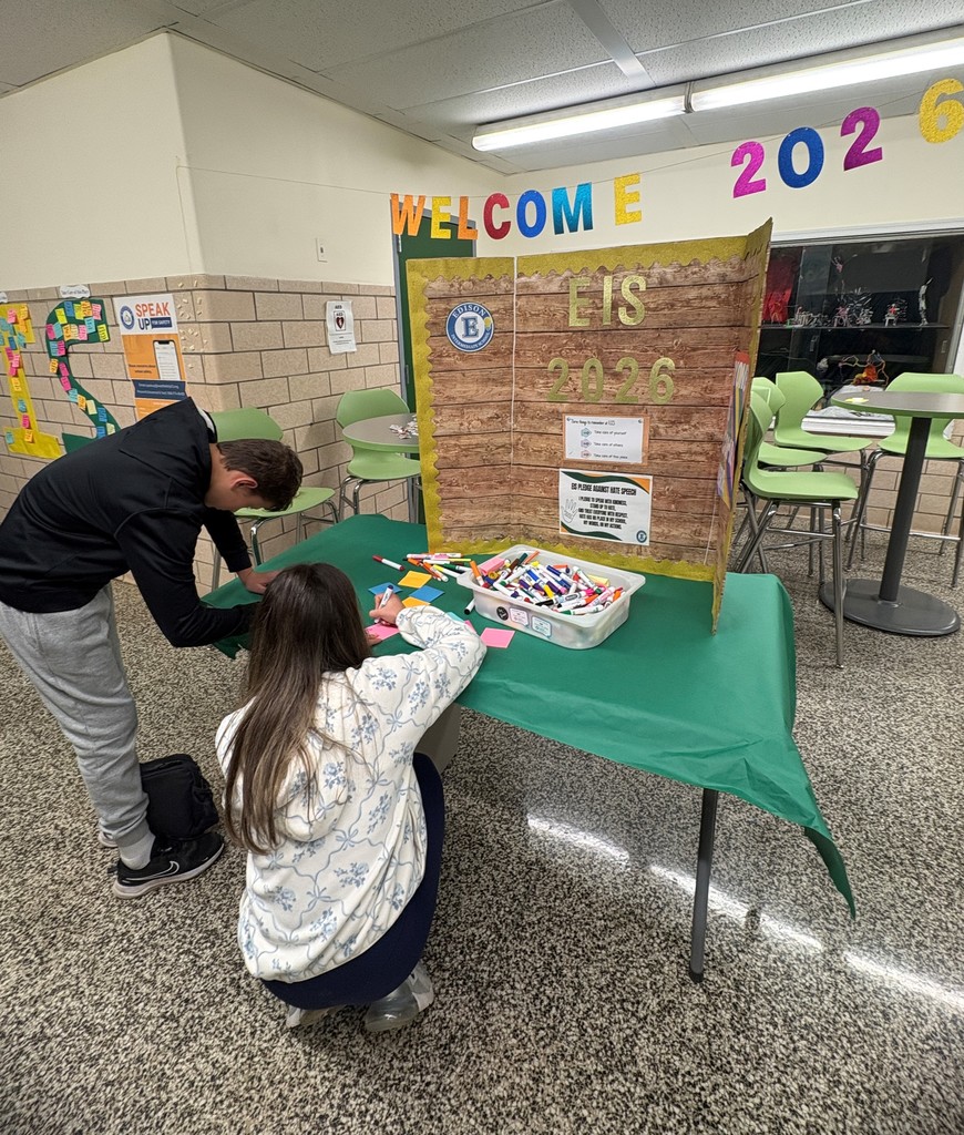 Students writing resolutions 