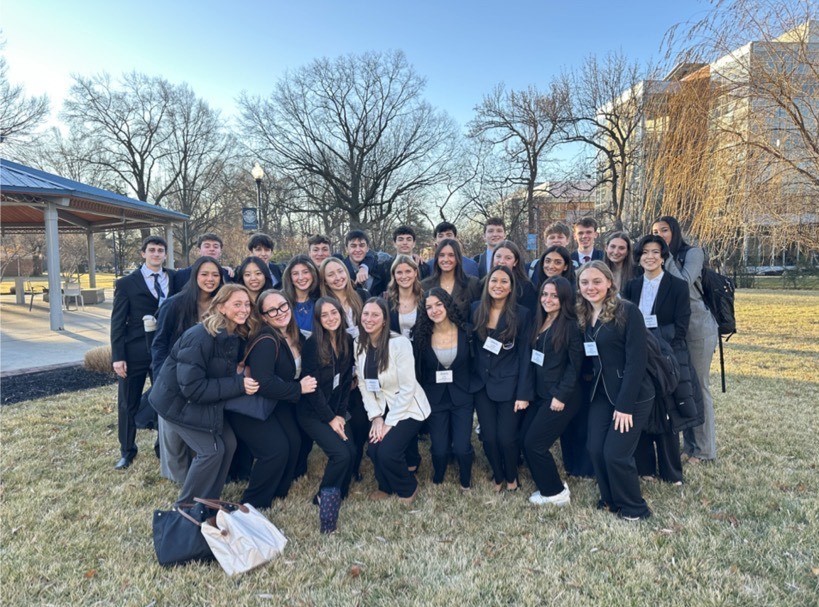 Students at DECA competition
