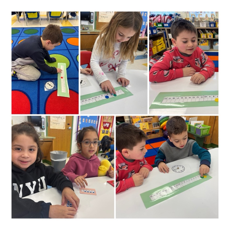 students engage in math games