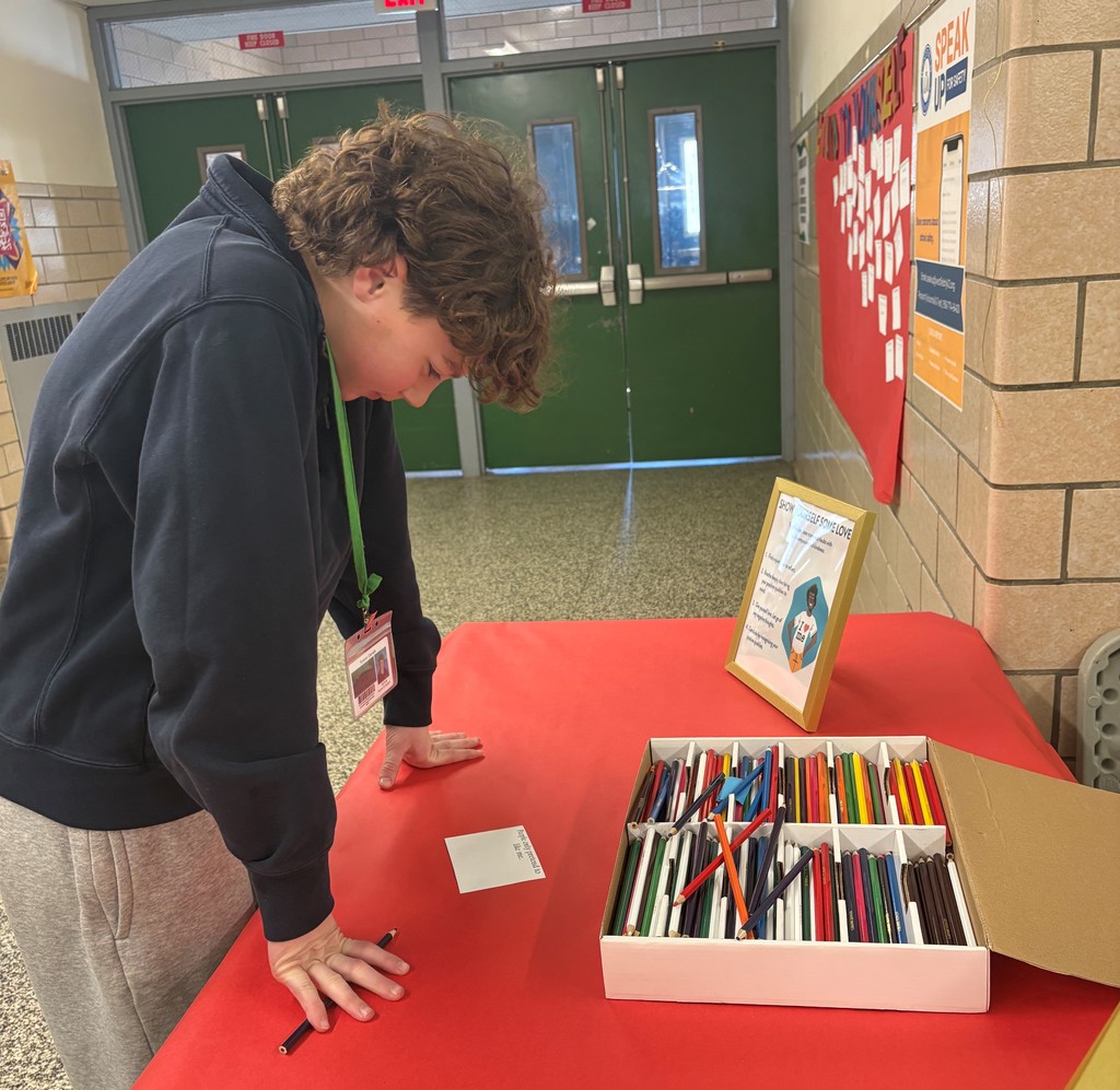 Student  writing for  display