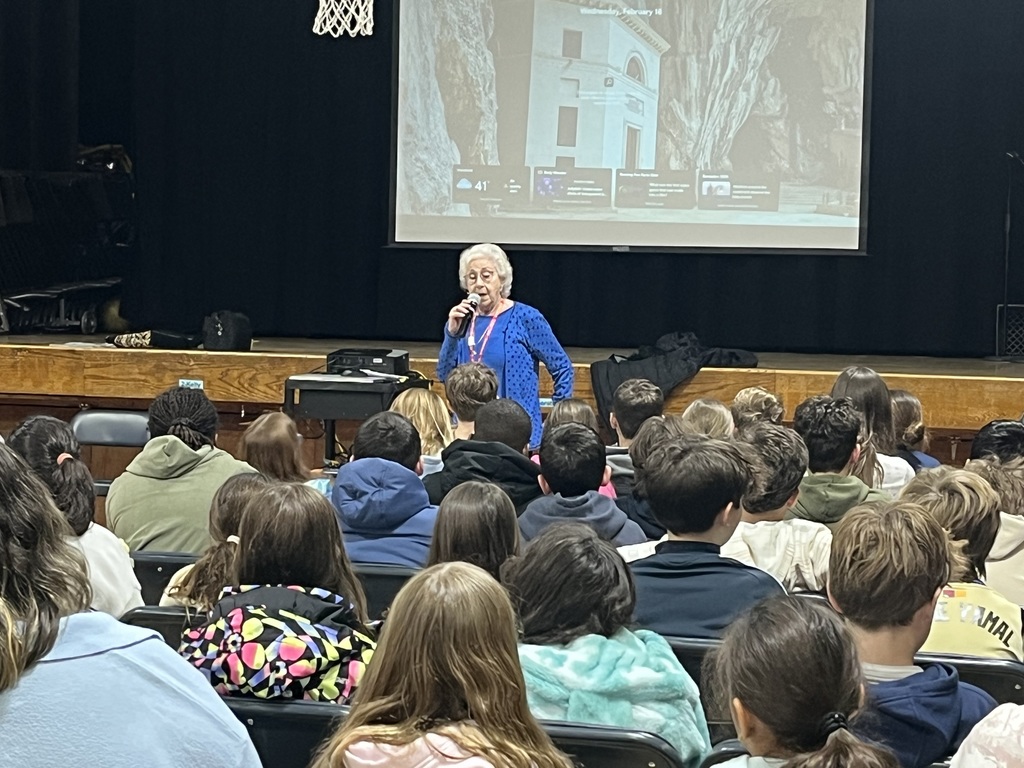 The presenter shares about her story.