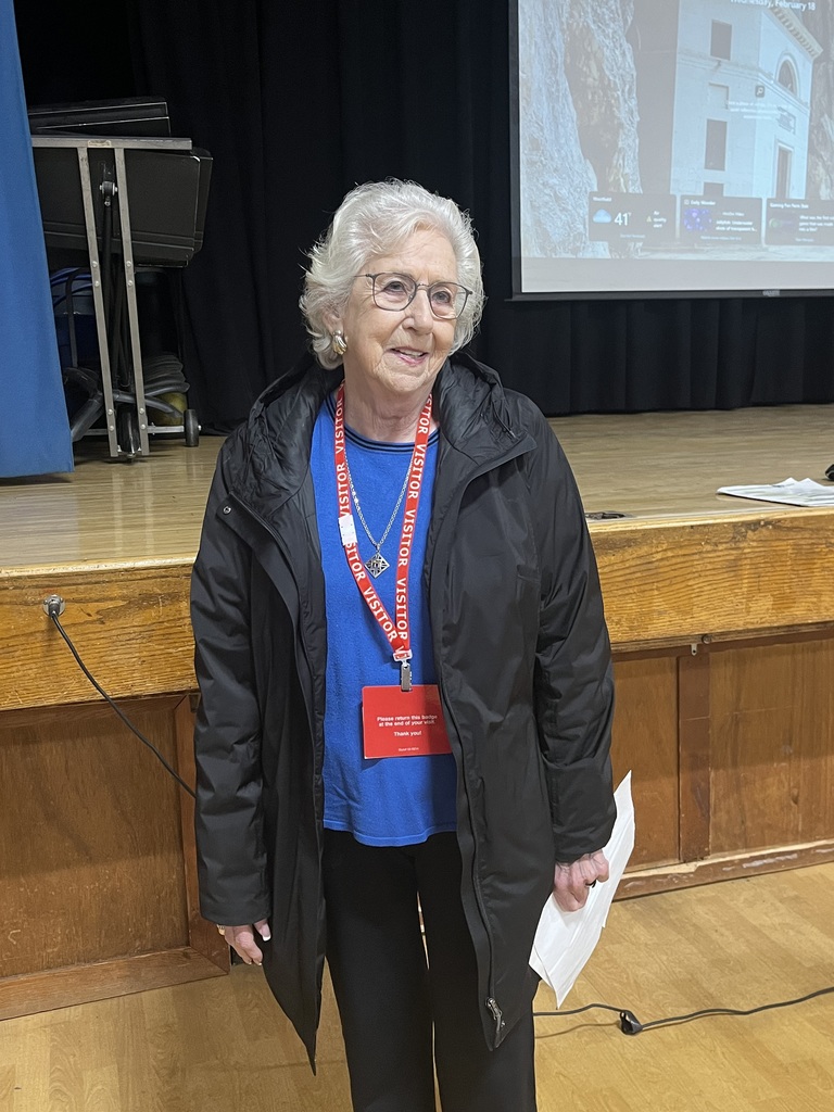 Our presenter, Ms. Dahme