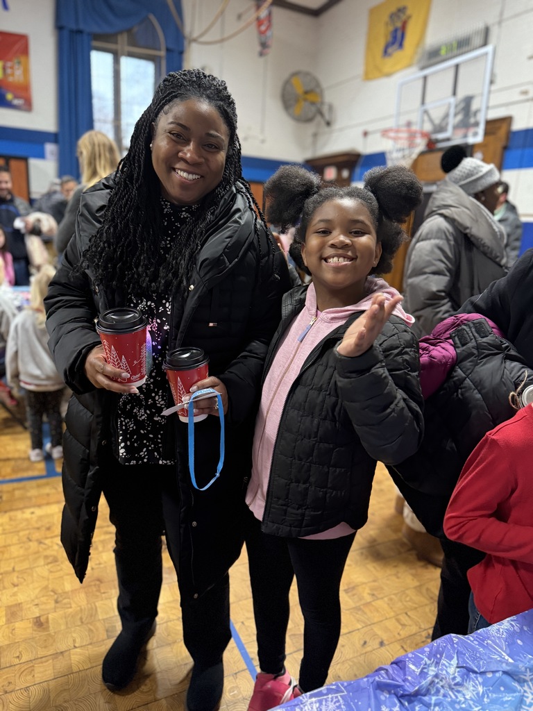 family of 2 at Winter Fest