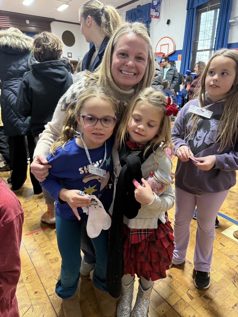 family of 3 at Winter Fest