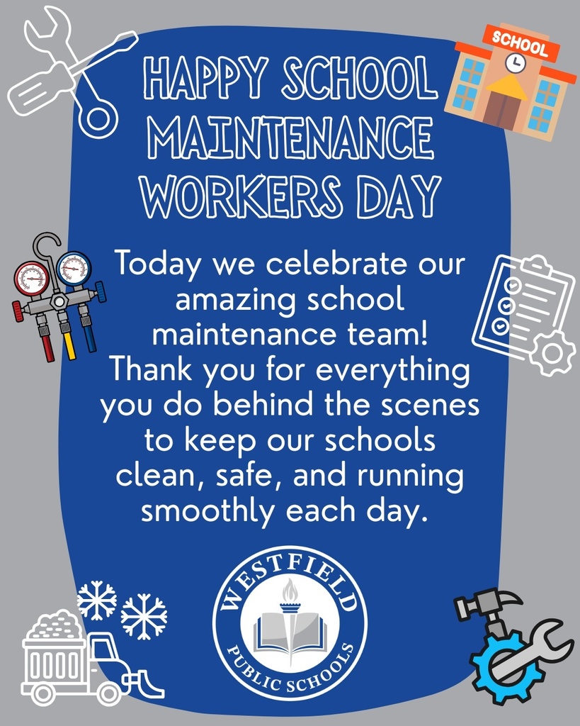 school maintenance works day graphic