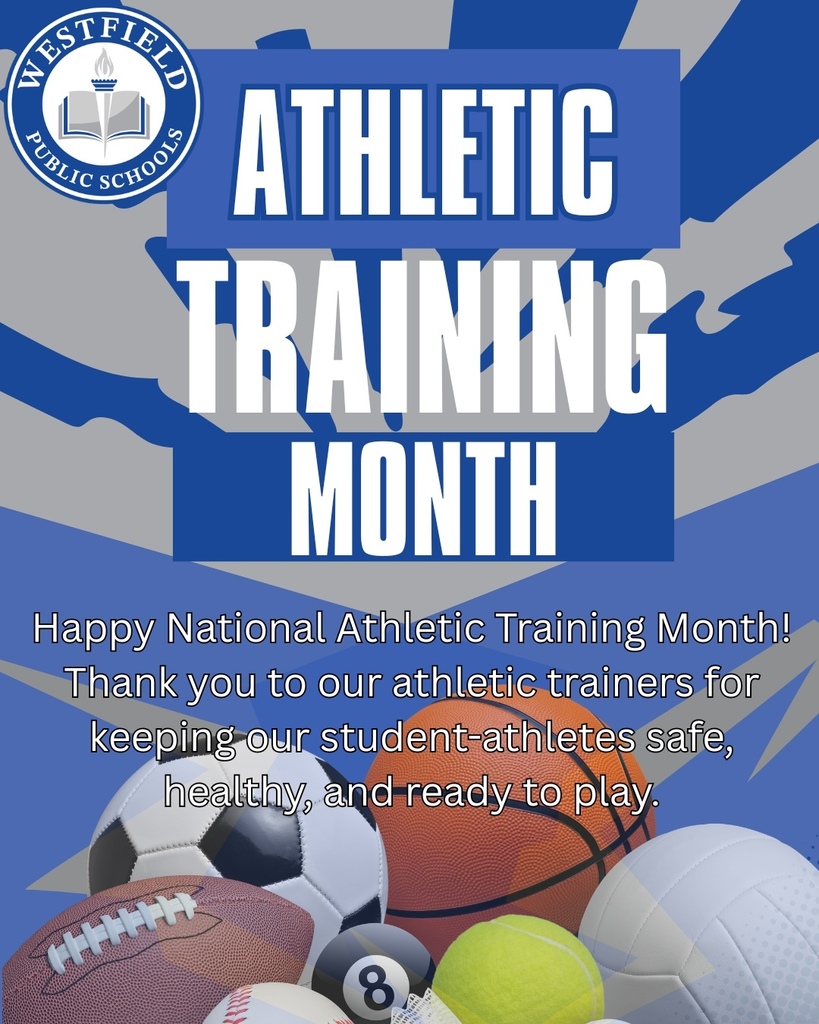 athletic training month graphic