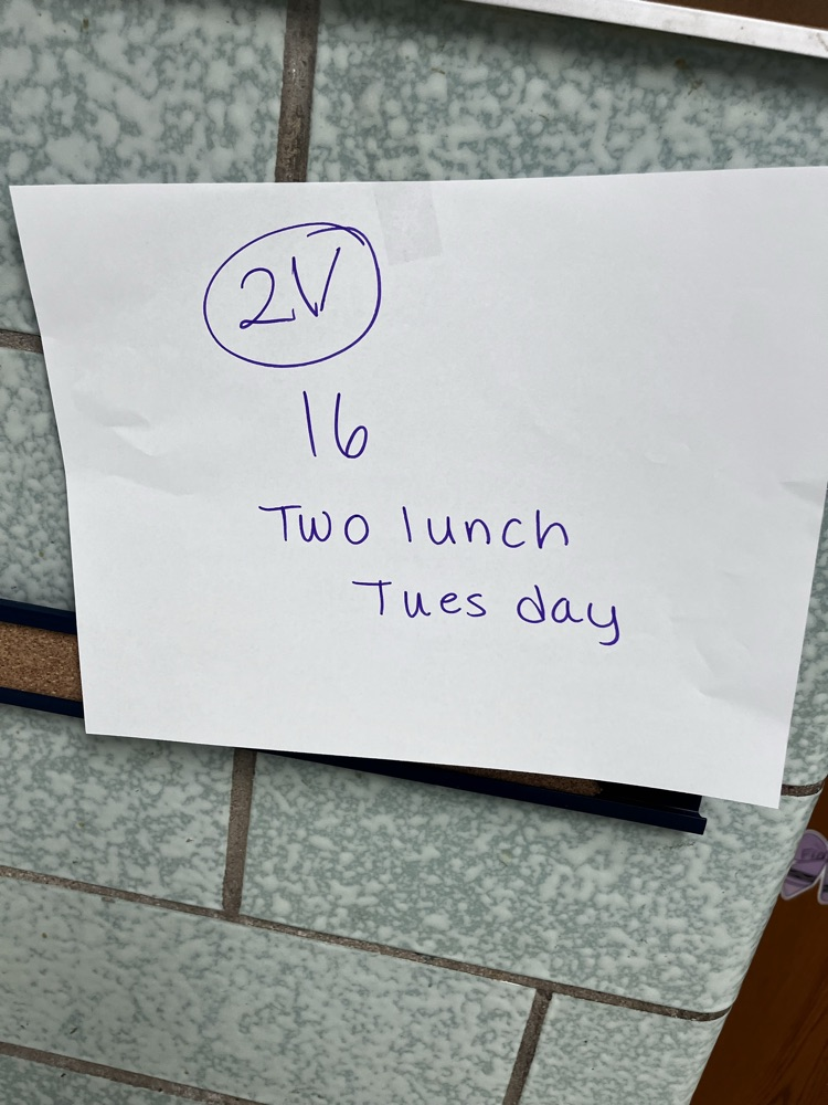 two lunch Tuesday 