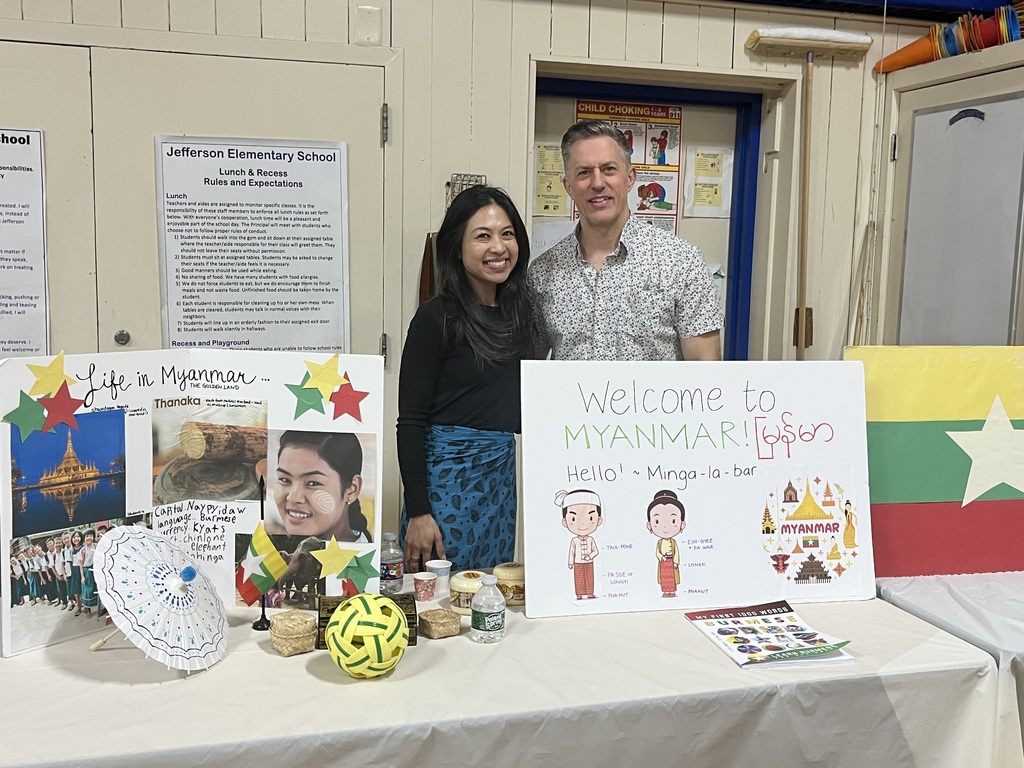 Parents share about the country, Myanmar.