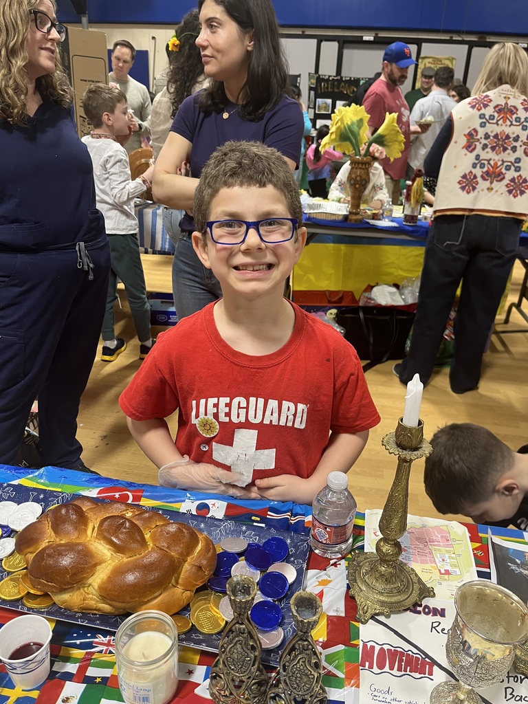 A student shares yummy treats from Israel. 