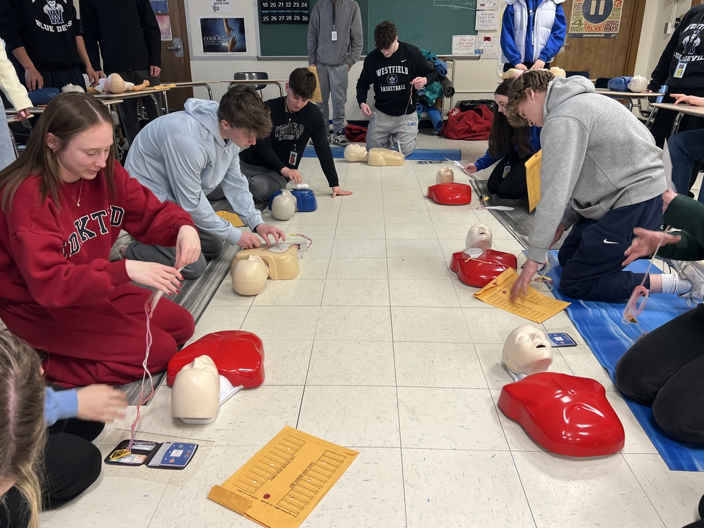 Students learn CPR