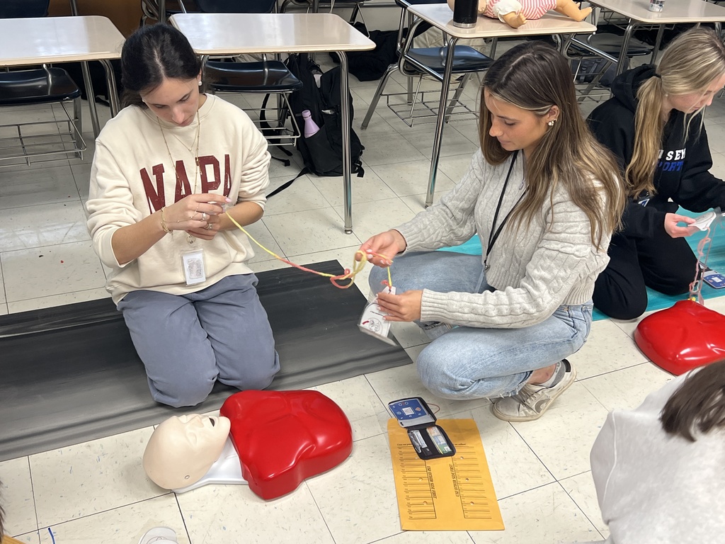Students learn AED
