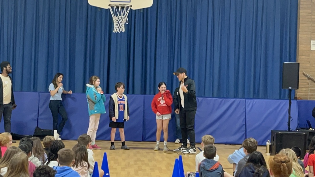 Students try beatboxing. 