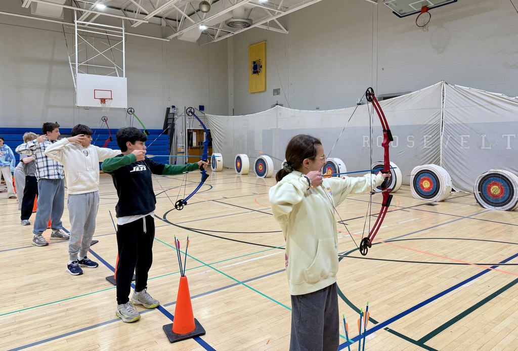 Students are having a fantastic time in our PE Archery Unit! 🎯 After carefully reviewing all safety rules and expectations, they’ve been able to jump in with confidence and really enjoy the experience. It’s been great to see their focus, improvement, and excitement as they practice their skills—lots of fun happening in the gym!