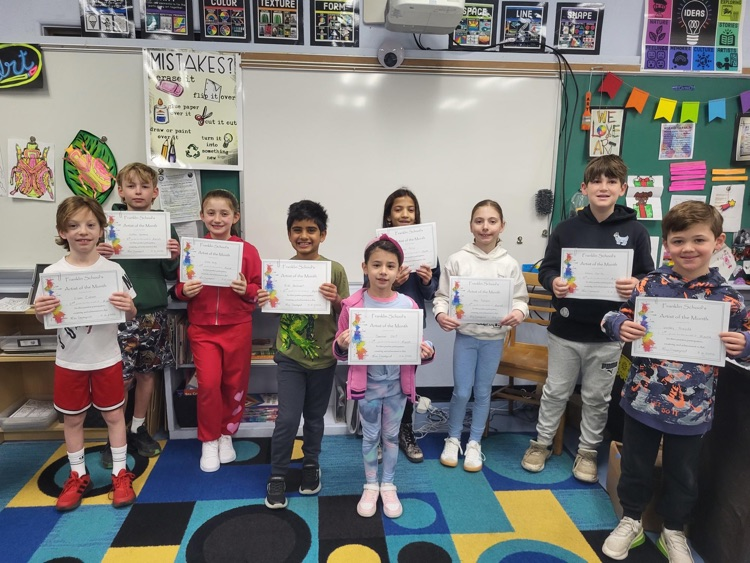 art students of the month 