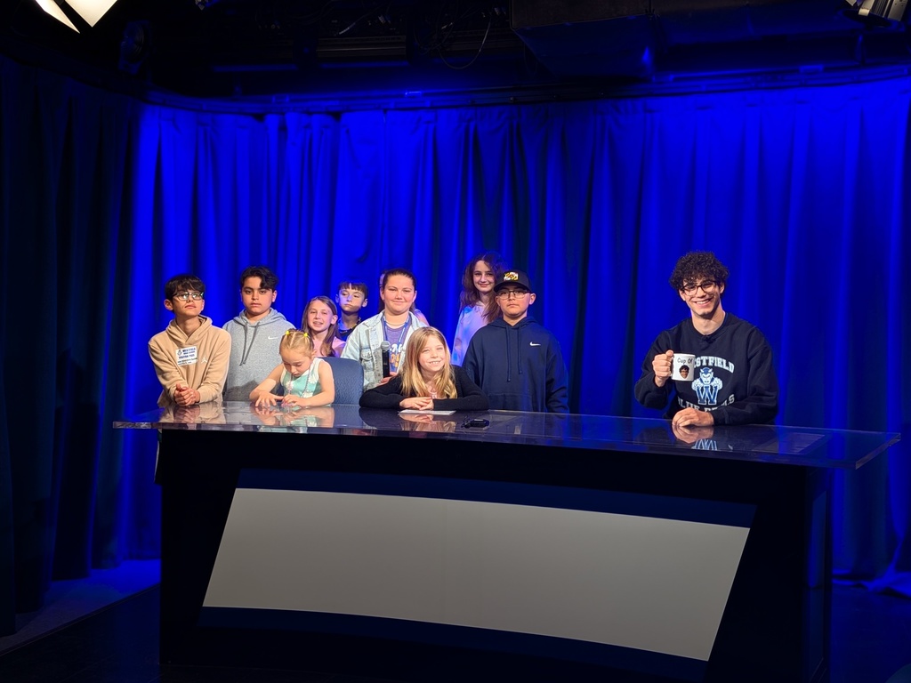 Students with WHS BDTV announcer