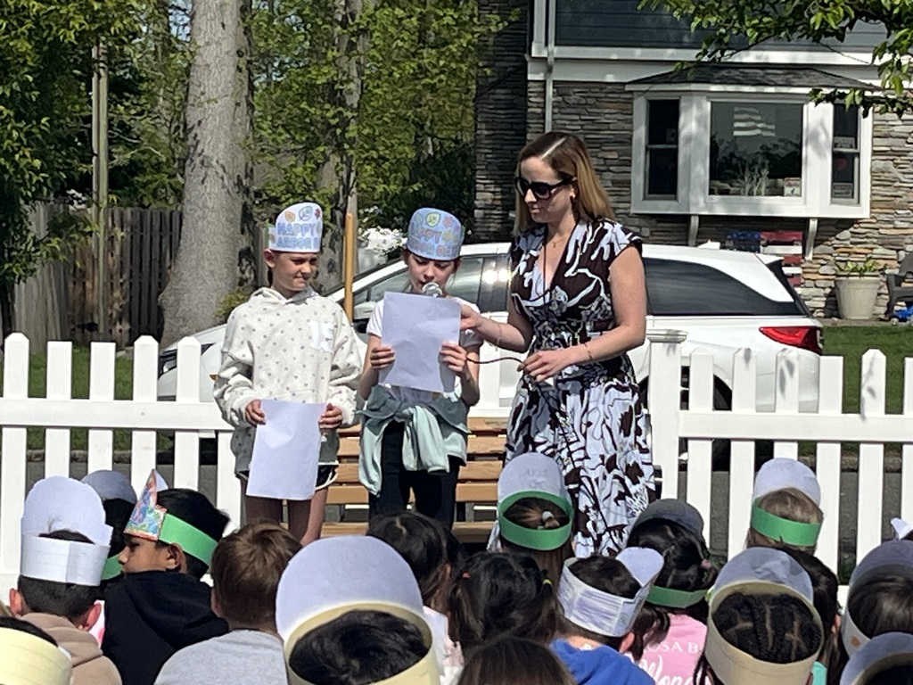 Students share their poem.