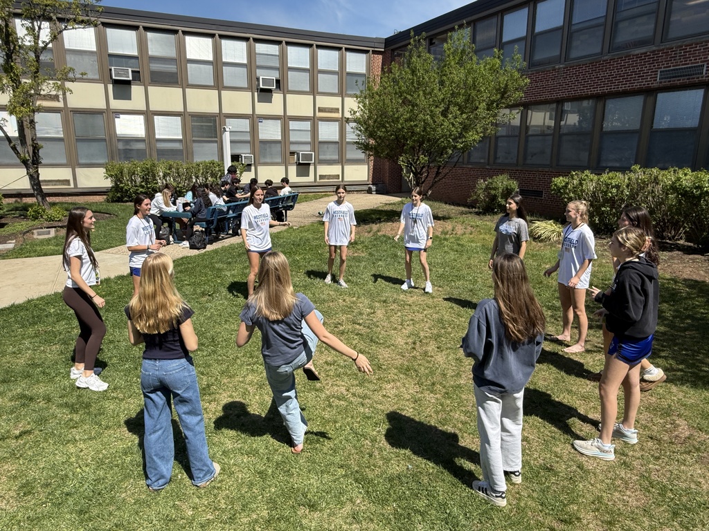 Some fun in the sun with games in the courtyard