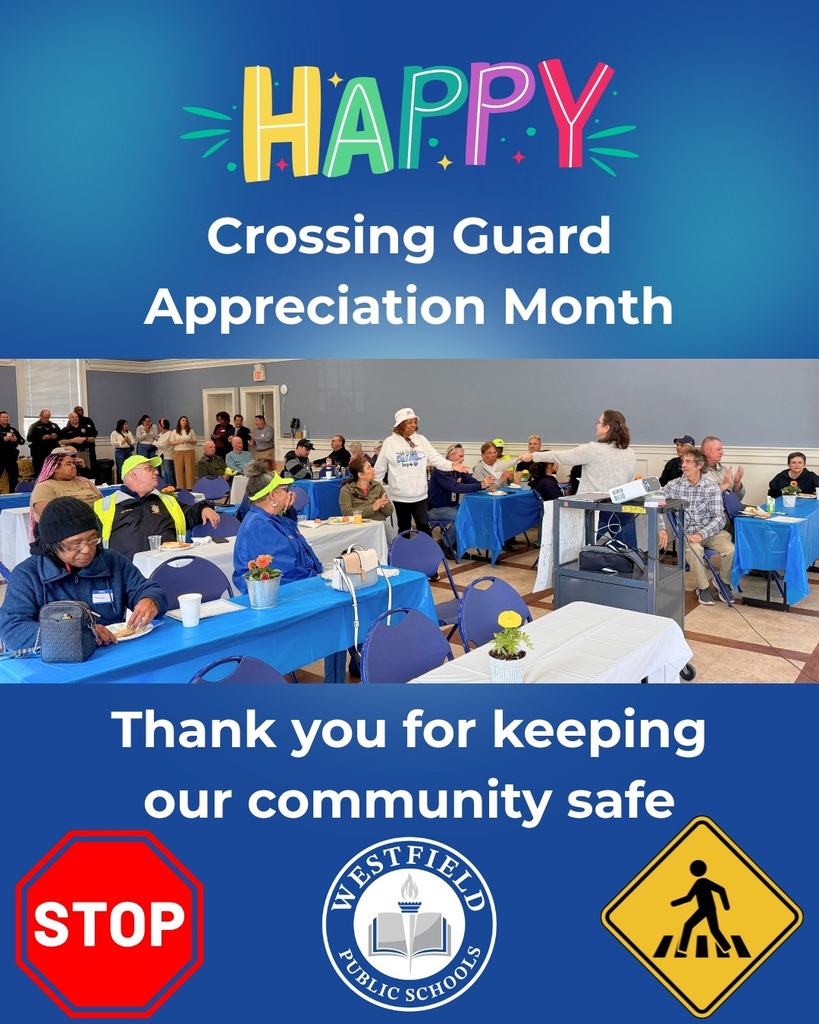 crossing guard appreciation month graphic
