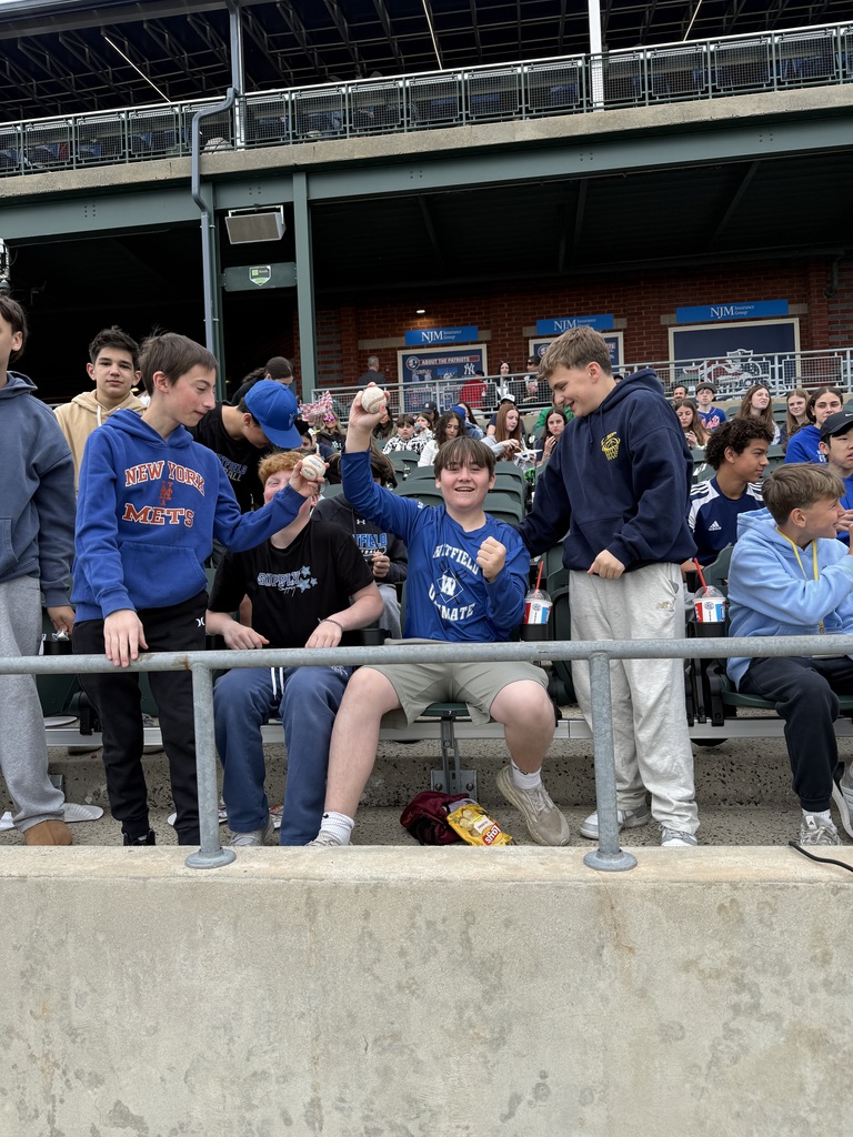 students cheering in the stands